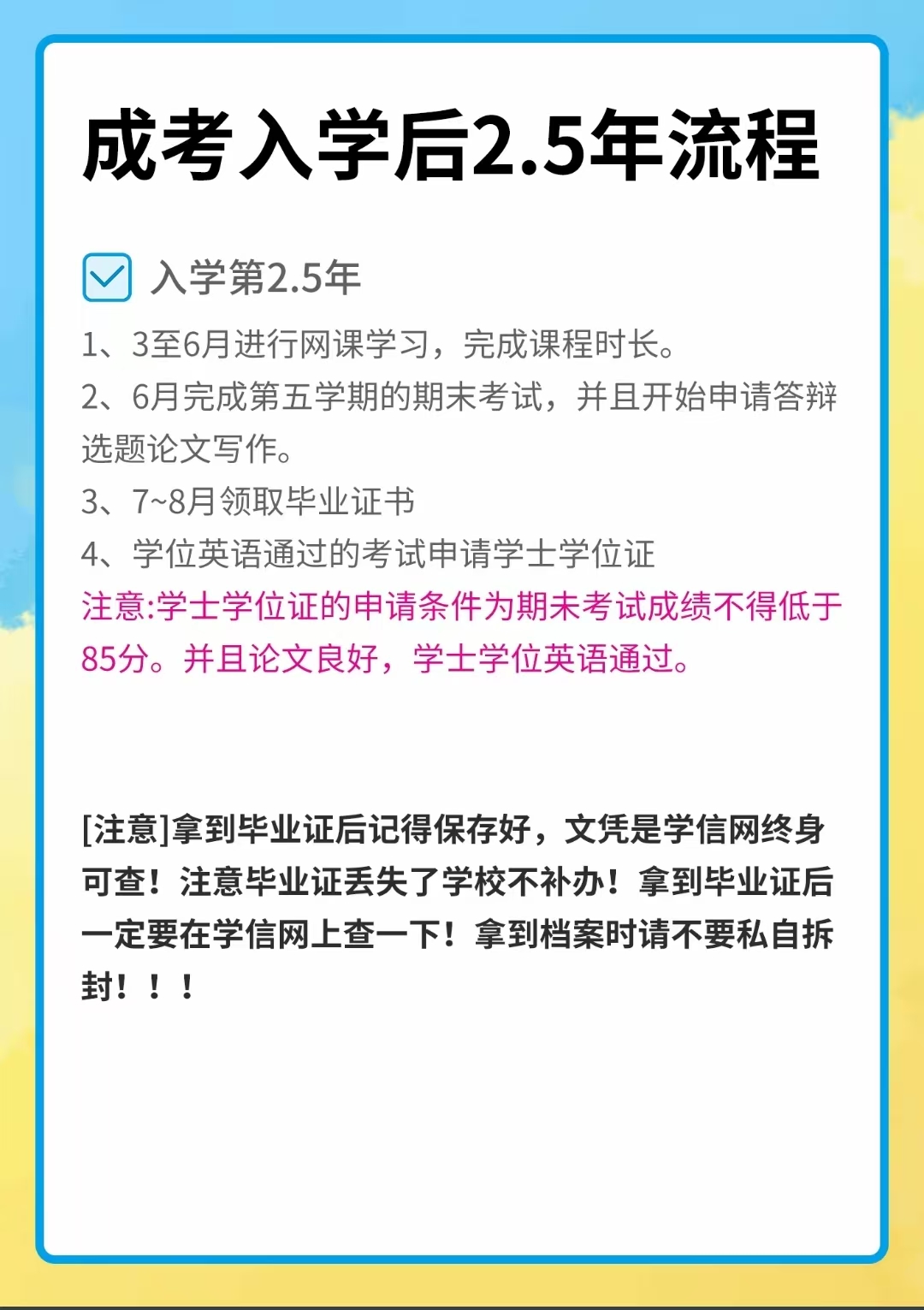 2025年郑州电大学校入学几年毕业